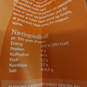 Den varme Den flade maves grød indhold