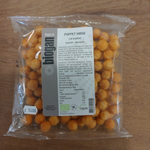 Økologisk, glutenfri poppet hirse. 75 g