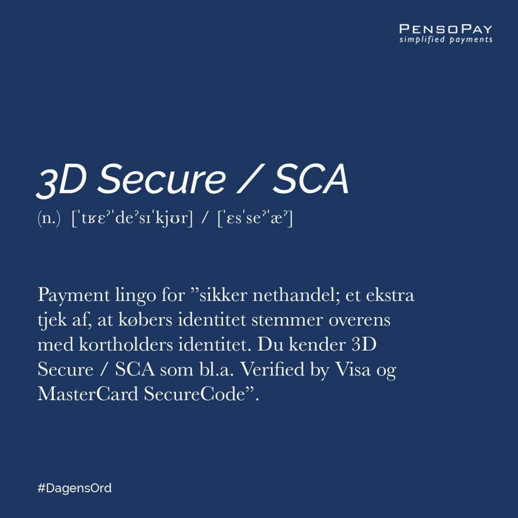 Pensopay 3D Secure / SCA 