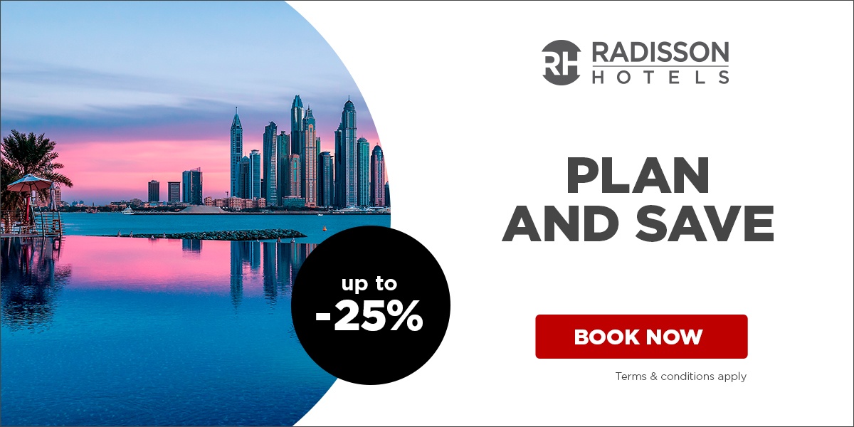 Radisson Hotels Spar 25 %