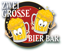 zwei grosse bier bar logo